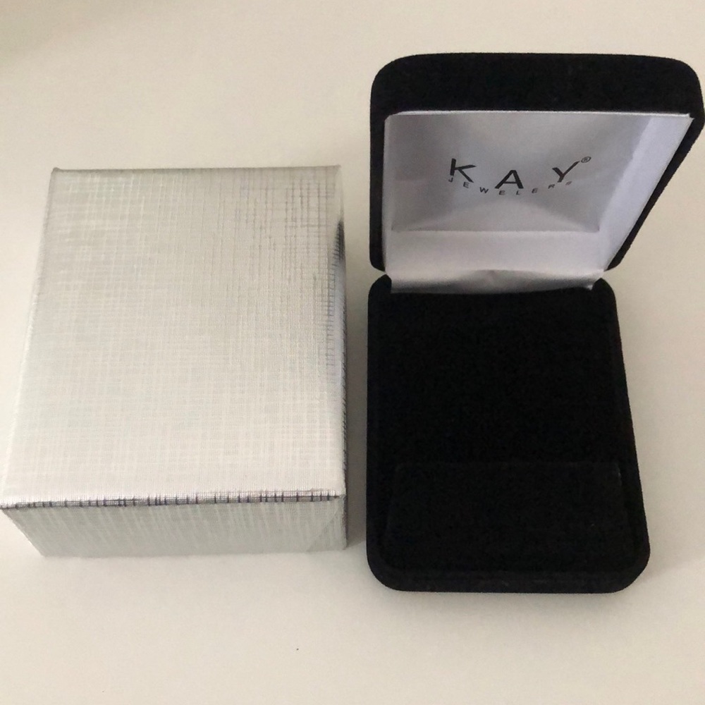 Empty jewelry box and case